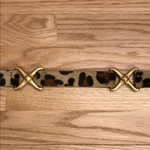 Hyde Collection Animal Print W/Gold Accents Belt